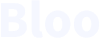 Bloo logo título